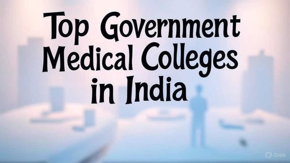Top 50 Government Medical Colleges in India Rank Wise